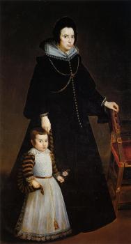 Dona Antonia de Ipenarrieta y Galdos and her Son Luis